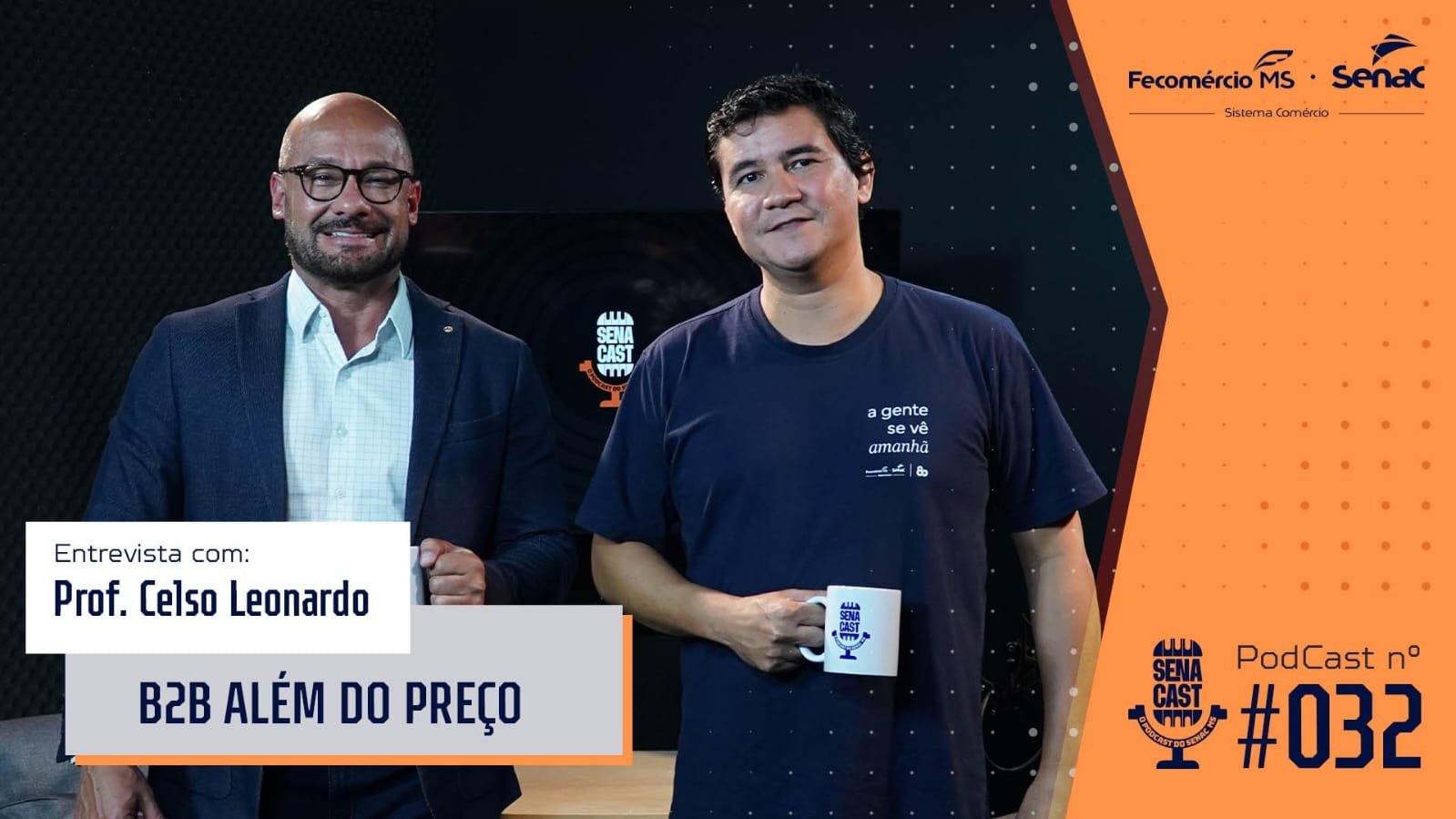 Celso Leonardo Barbosa em entrevista para o SenaCast